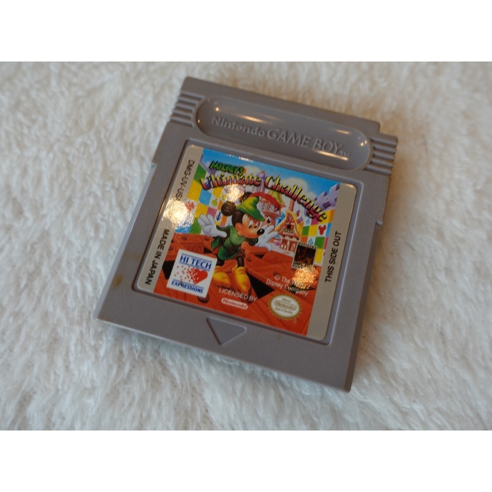 Mickey's Ultimate‎ Challenge Nintendo Game Boy 1994 Disney Authentic Good Cond